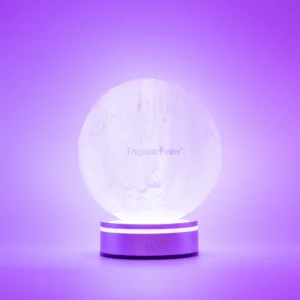 LED Untersetzer für Selenit-Kristall